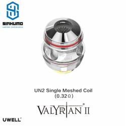 Coils Valyrian II UN2 Single Meshed Coil (0.32 Ω)  by Uwell