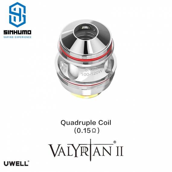 Coils Valyrian II Cuadruple (0.15 Ohm) by Uwell Coils Valyrian II Cuadruple (0.15 Ohm) by Uwell