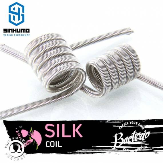 Silk coil MTL 0,84 Ohm KA1 + N80 - Bacterio Coils Silk coil MTL 0,84 Ohm KA1 + N80 - Bacterio Coils
