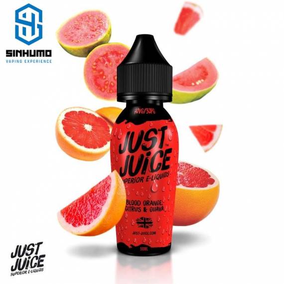 Blood Orange, Citrus & Guava Aroma Short 50ml By Just Juice Blood Orange, Citrus & Guava Aroma Short 50ml By Just Juice