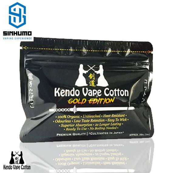 Gold Edition By Kendo Vape Cotton Gold Edition By Kendo Vape Cotton