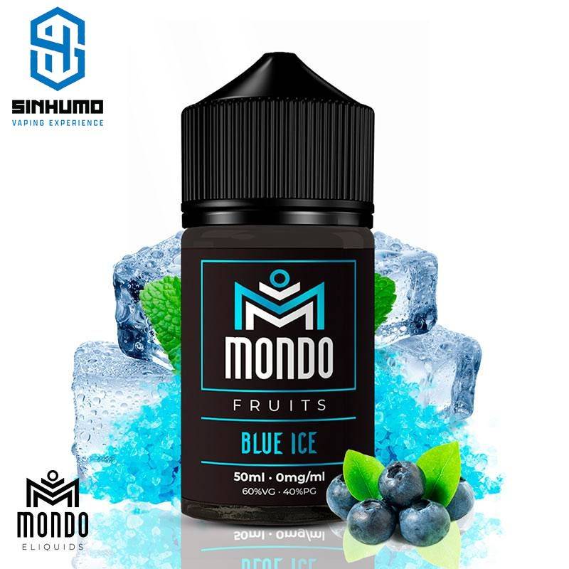 E-liquids con frescor y sabor a frutos silvestres. Blue Ice 50ml By Mondo E-liquids