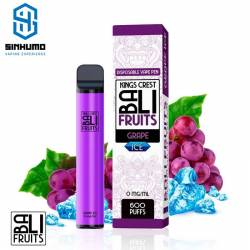 Pod desechable SIN NICOTINA Grape Ice 0mg Bali Fruits by Kings Crest