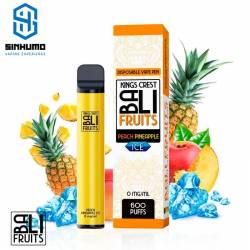 Pod desechable SIN NICOTINA Peach Pineapple Ice 0mg Bali Fruits by Kings Crest