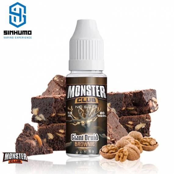 Sales de Nicotina Giant Druid Brownie 10ml by Monster Club Sales de Nicotina Giant Druid Brownie 10ml by Monster Club