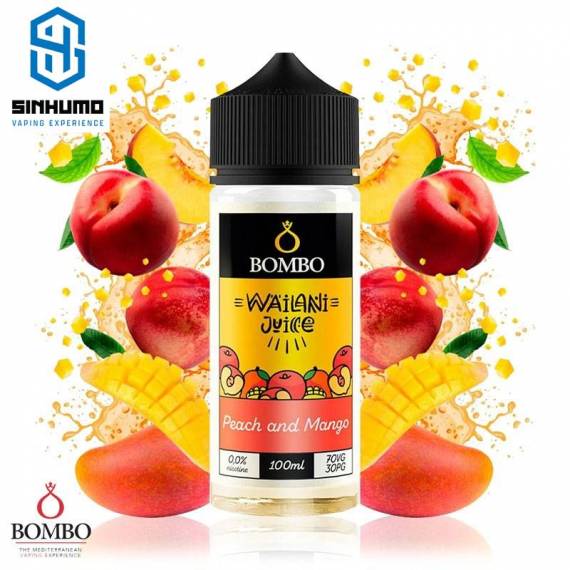 Peach and Mango (Wailani Juice) 100ml by Bombo E-liquids