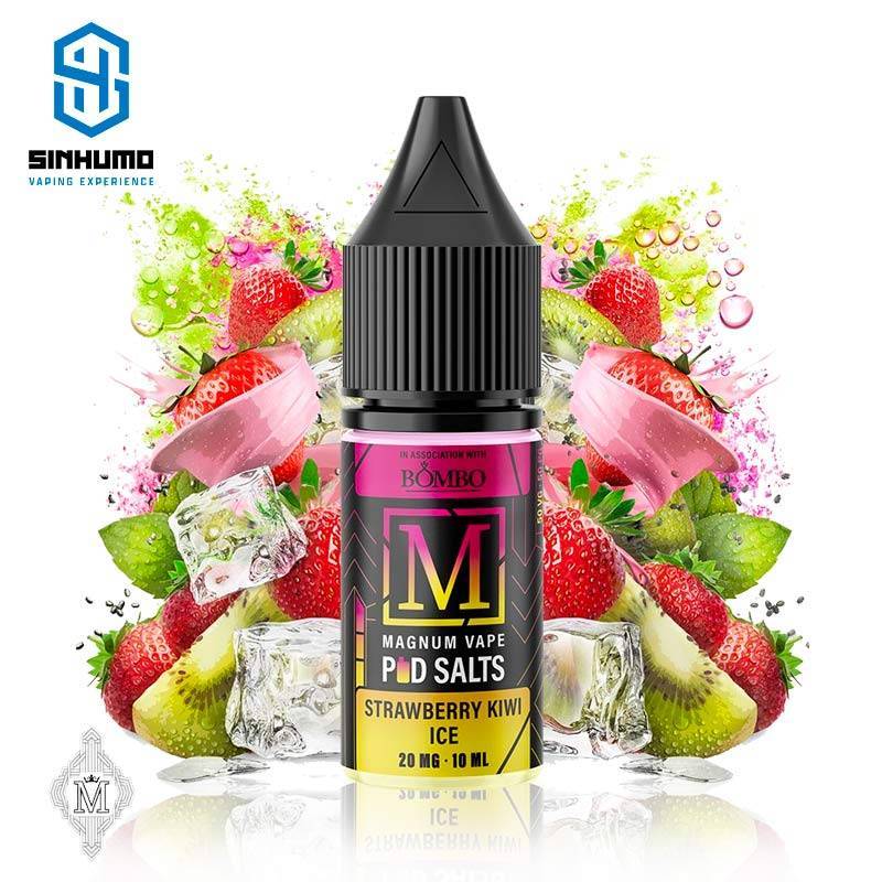 Sales Strawberry Kiwi Ice 10ml By Magnum Vape x Bombo E-liquids Nic Salts