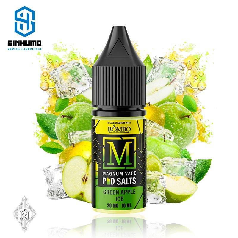 Sales Green Apple Ice 10ml By Magnum Vape x Bombo E-liquids Nic Salts