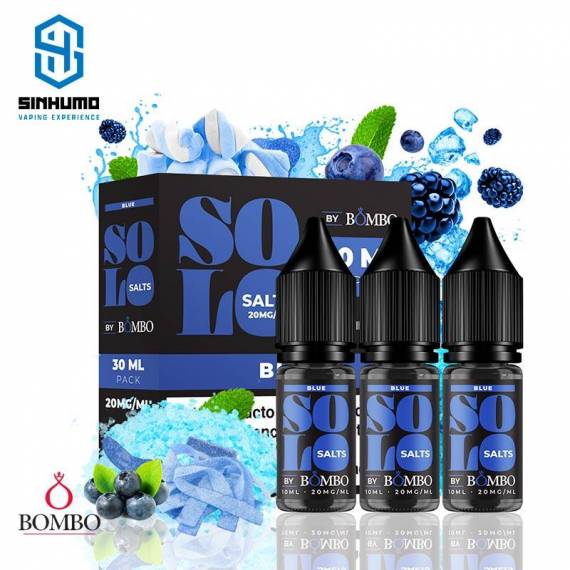 Sales Solo Blue 30ml (Pack de 3x10ml) by Bombo