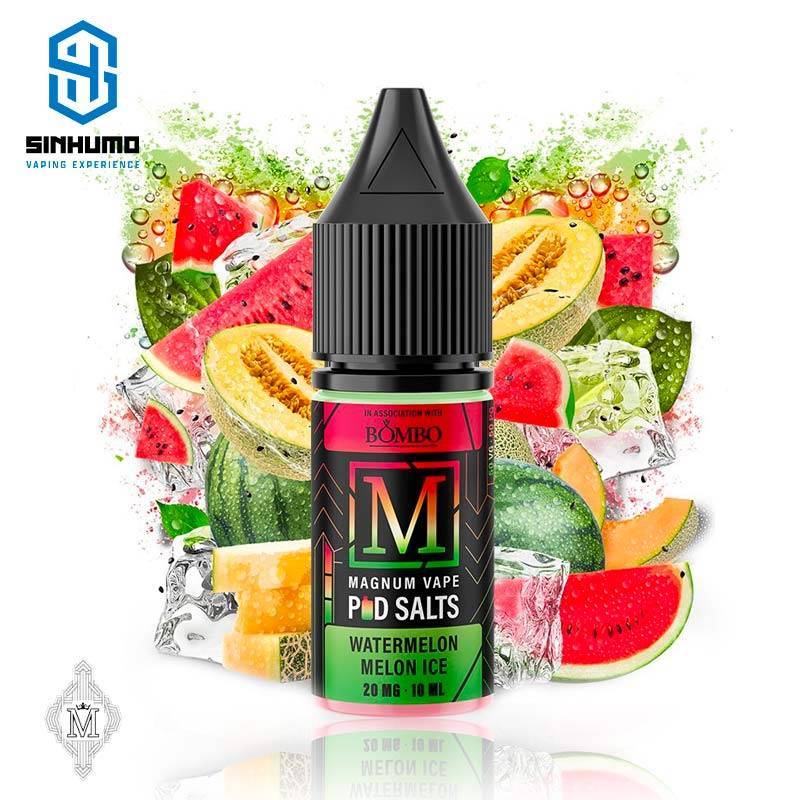 Sales Watermelon Melon Ice 10ml By Magnum Vape x Bombo E-liquids Nic Salts