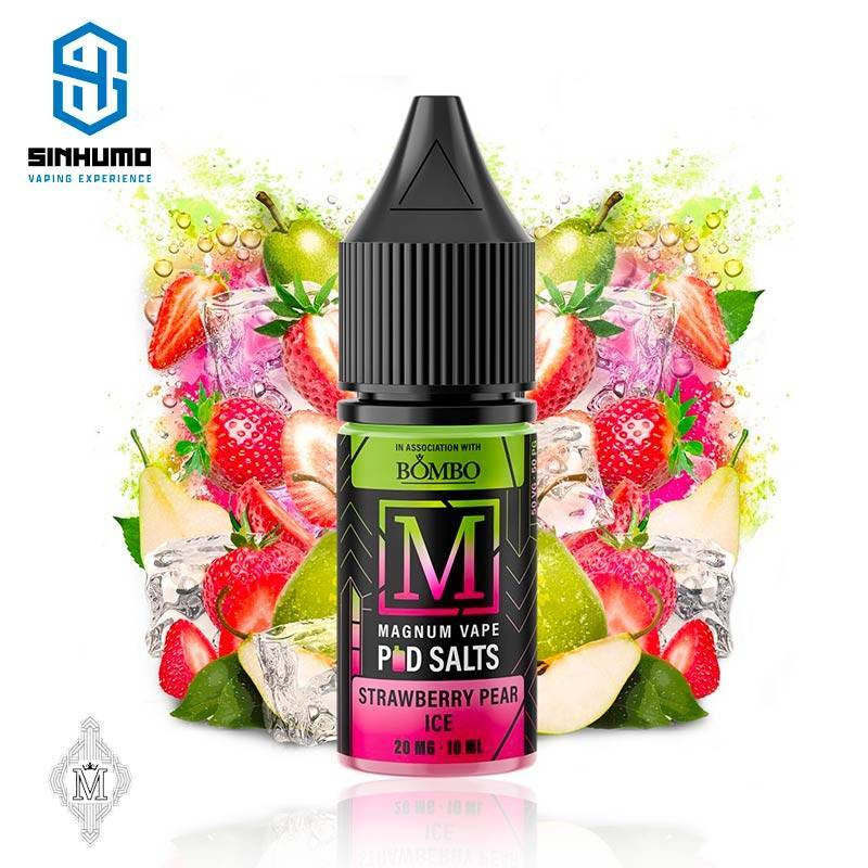 Sales Strawberry Pear Ice 10ml By Magnum Vape x Bombo E-liquids Nic Salts