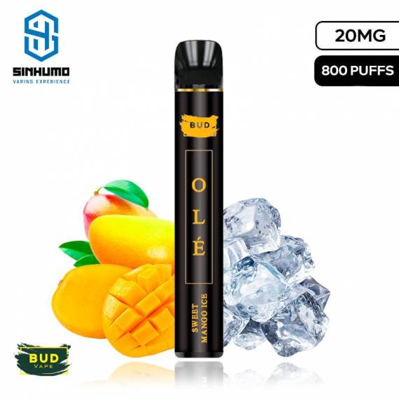 [Olé 800] Vaper Desechable Sweet Mango Ice 20mg by Bud Vape