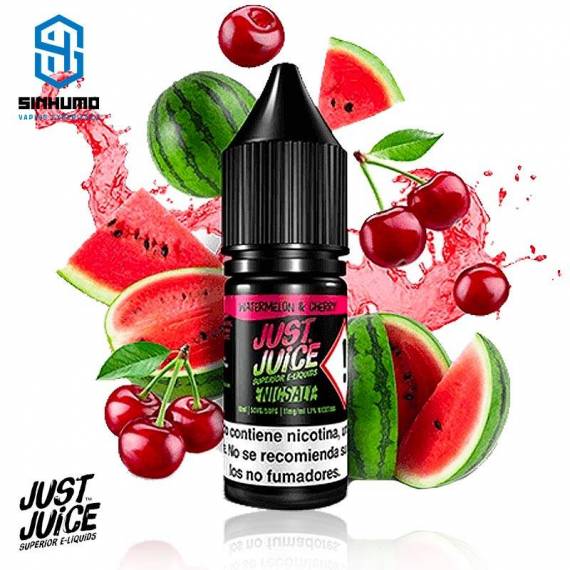 Watermelon Cherry 10ml by Just Juice ICE Nic Salt