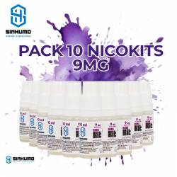 Pack de 10 Nicokits 50/50 9mg by Sinhumo