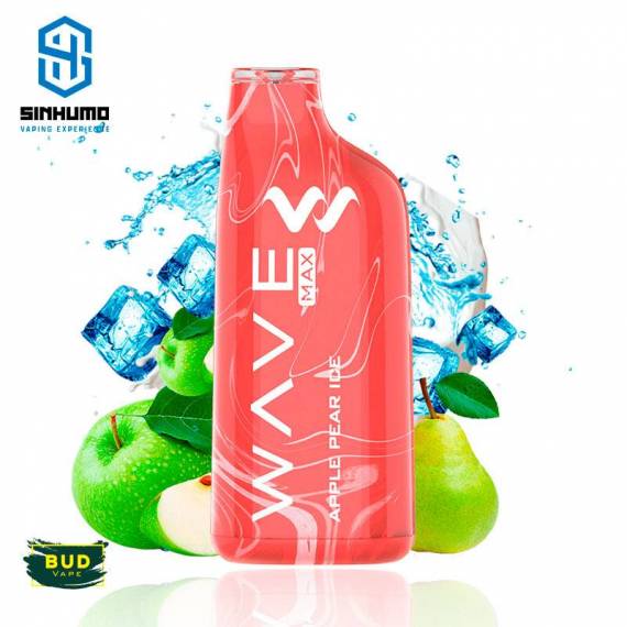 Wave Max 8000 Bud Vape Apple Pear Ice 0mg Wave Max 8000 Bud Vape Apple Pear Ice 0mg