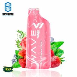 Wave Max 8000 Bud Vape Strawberry Mint 0mg