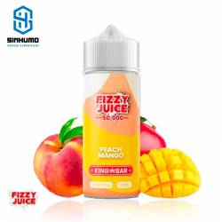 Peach Mango 100ml by Fizzy Juice King Bar
