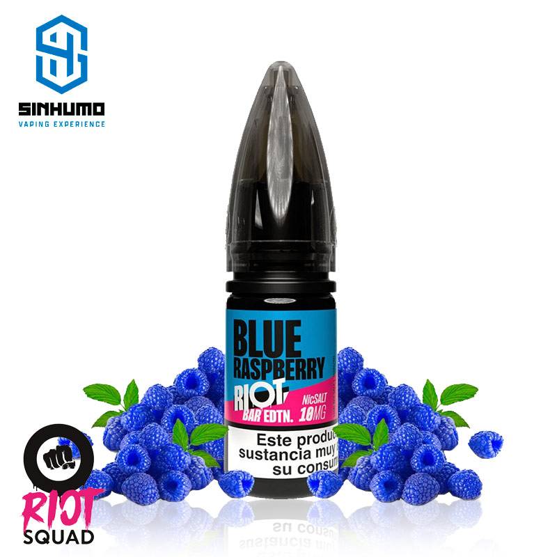 Blue Raspberry 10ml Bar EDTN by Riot Squad Salt