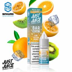 Sales Kiwi Passion Orange 10ml Bar Salts by Just Juice ICE Nic Salt