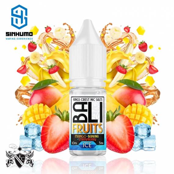 Sales Mango Banana Strawberry Ice  Bali Fruits 10ml by Kings Crest