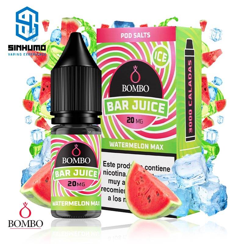 Sales Watermelon Max Ice 10ml Bar Juice By Bombo E-liquids