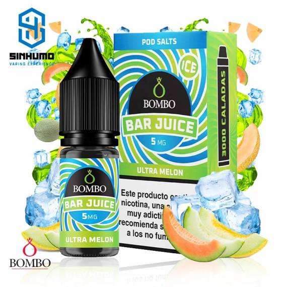 Sales Ultra Melon Ice 10ml Bar Juice By Bombo E-liquids