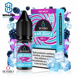 Sales Ultra Blue Razz Ice 10ml Bar Juice By Bombo E-liquids