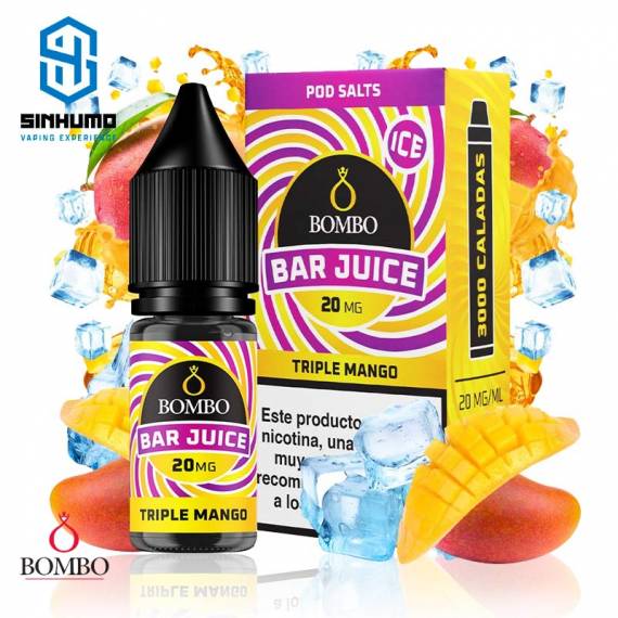 Sales Triple Mango Ice 10ml Bar Juice By Bombo E-liquids