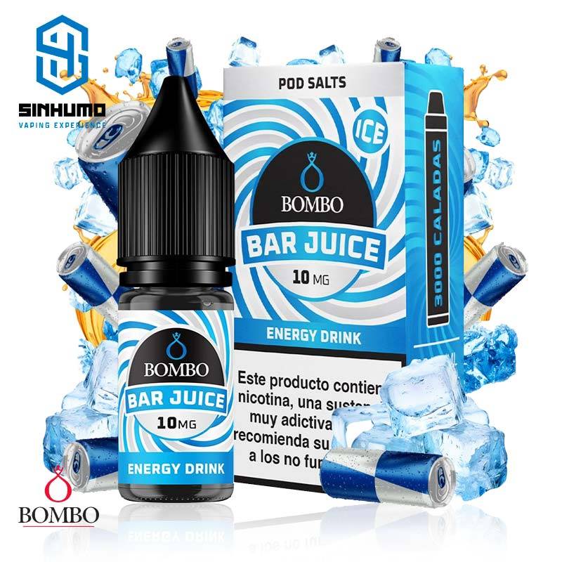 Sales Energy Drink Ice 10ml Bar Juice By Bombo E-liquids