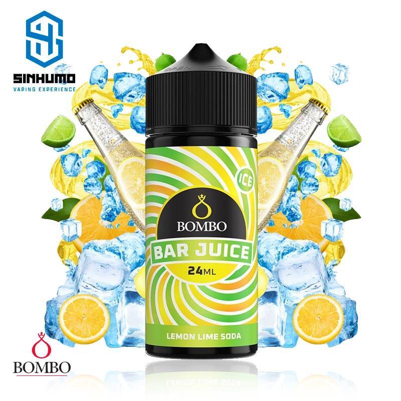 Aroma Lemon Lime Soda Ice 24ml Longfill Bar Juice by Bombo E-liquids