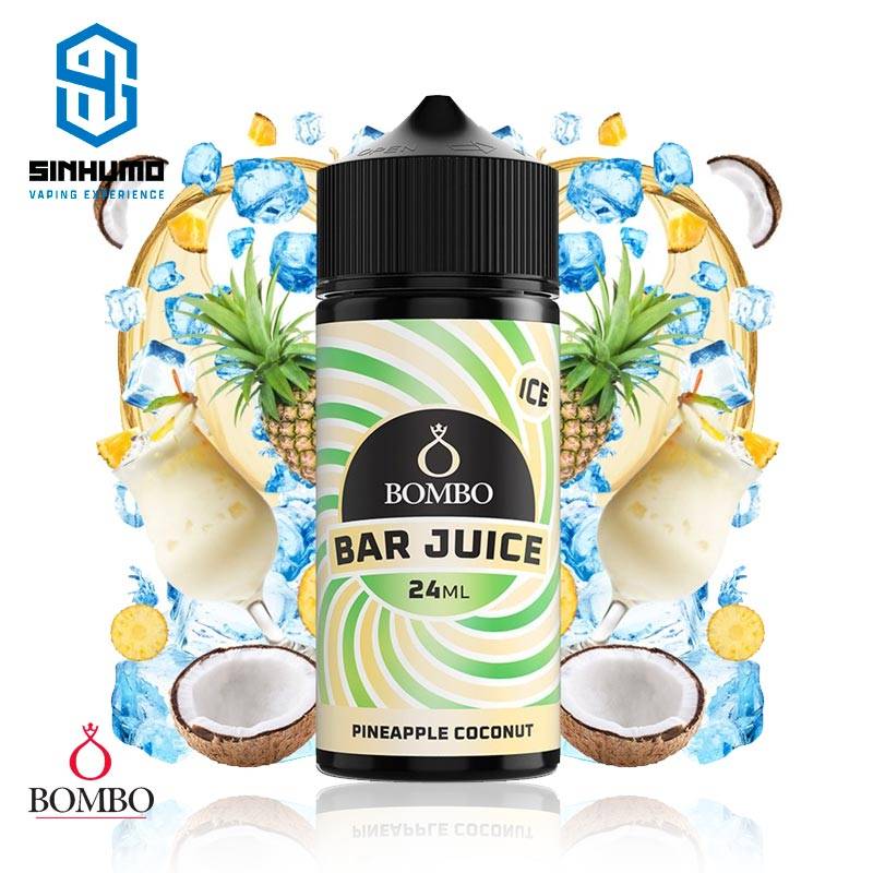 Aroma Pineapple Coconut Ice 24ml Longfill Bar Juice by Bombo E-liquids