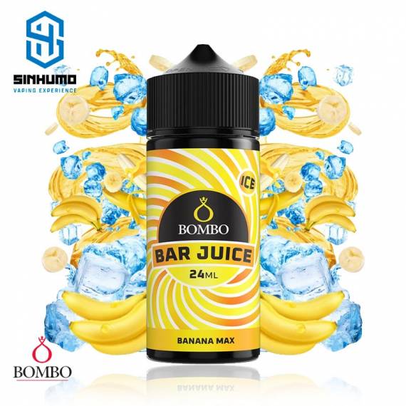 Aroma Banana Max Ice 24ml Longfill Bar Juice by Bombo E-liquids