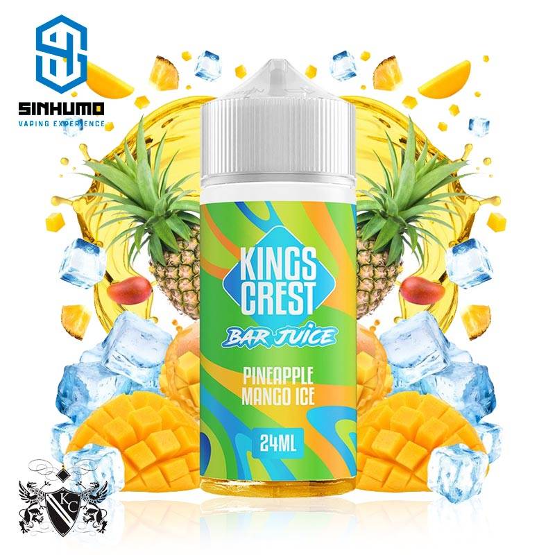 Aroma Pineapple Mango Ice 24ml Longfill Bar Juice by Kings Crest