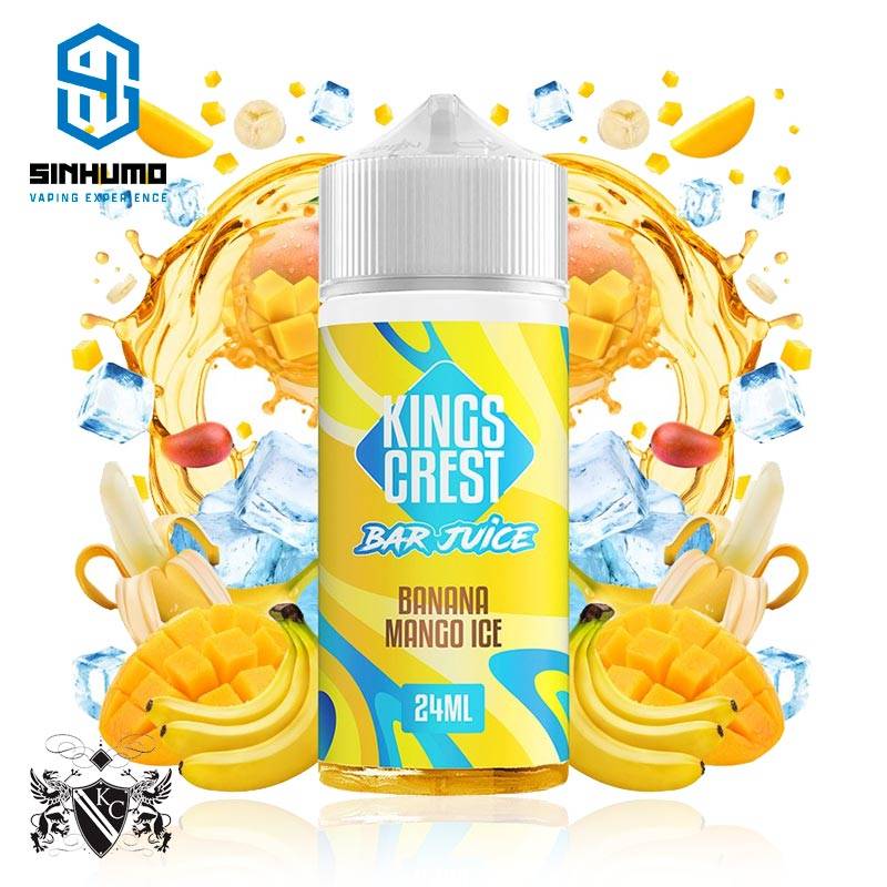 Aroma Banana Mango Ice 24ml Longfill Bar Juice by Kings Crest