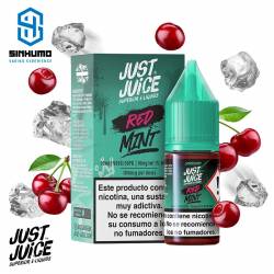 Sales Red Mint 10ml by Just Juice Nic Salt