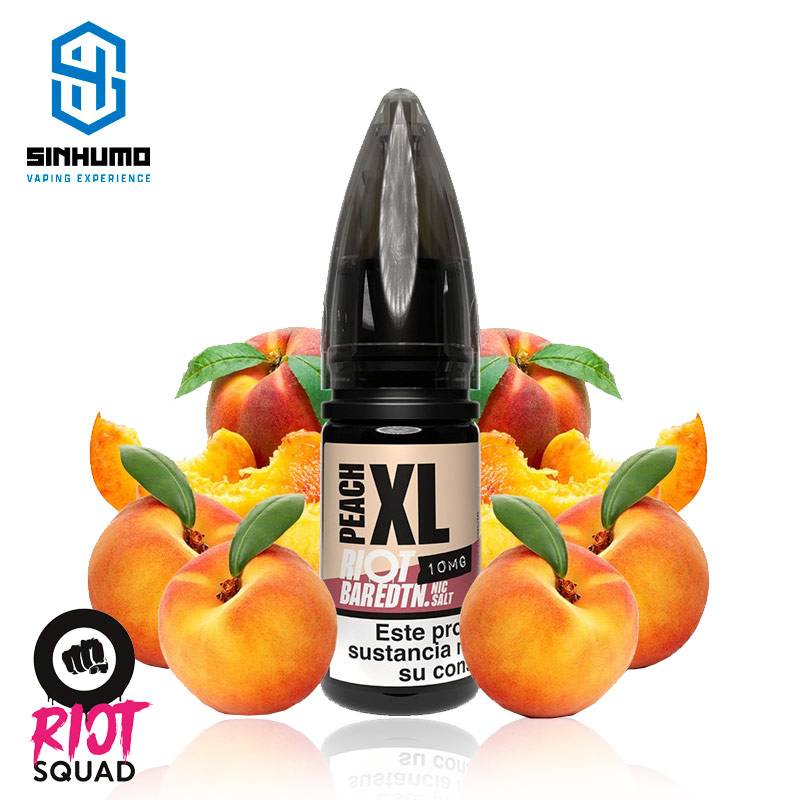 Sales Peach XL 10ml Bar EDTN by Riot Squad Salt