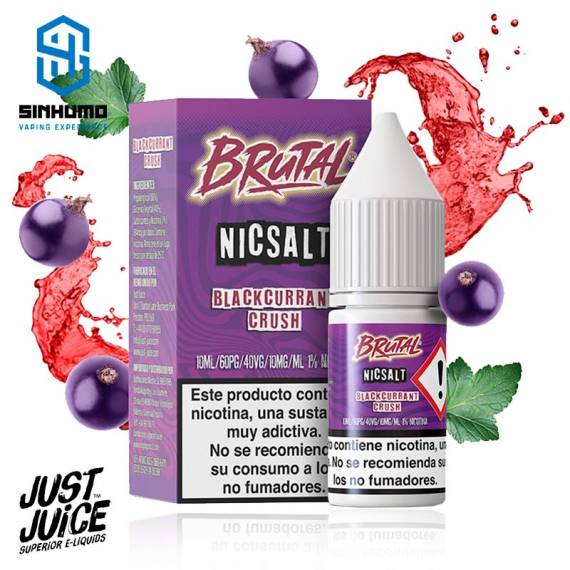 Sales Blackcurrant Crush 10ml Brutal Drinks by Just Juice