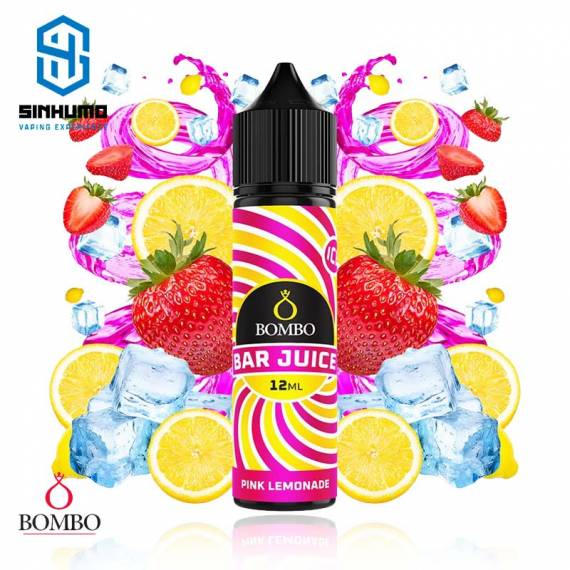 Aroma Pink Lemonade Ice 12ml Longfill Bar Juice by Bombo E-liquids
