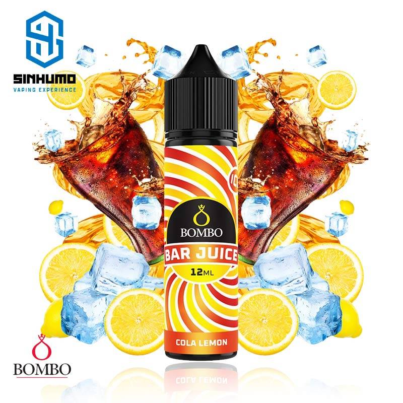 Aroma Cola Lemon Ice 12ml Longfill Bar Juice by Bombo E-liquids