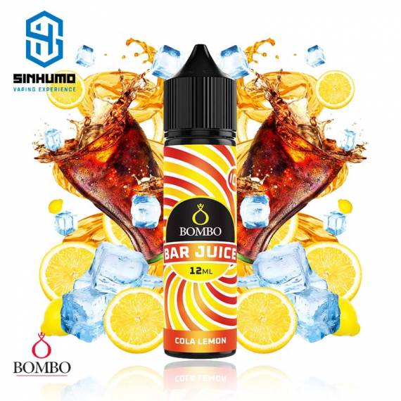 Aroma Cola Lemon Ice 12ml Longfill Bar Juice by Bombo E-liquids