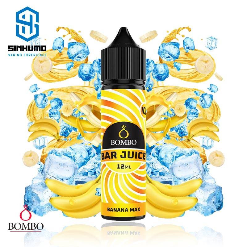 Aroma Banana Max Ice 12ml Longfill Bar Juice by Bombo E-liquids