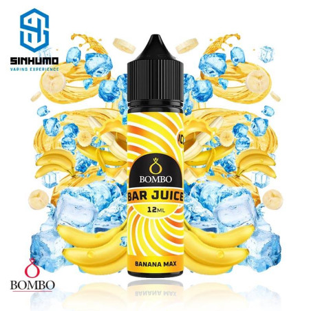Aroma Banana Max Ice 12ml Longfill Bar Juice by Bombo E-liquids