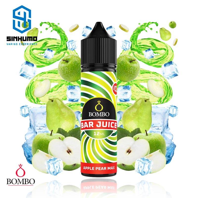 Aroma Apple Pear Max Ice 12ml Longfill Bar Juice by Bombo E-liquids