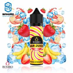 Aroma Banana Strawberry Ice 12ml Longfill Bar Juice by Bombo E-liquids