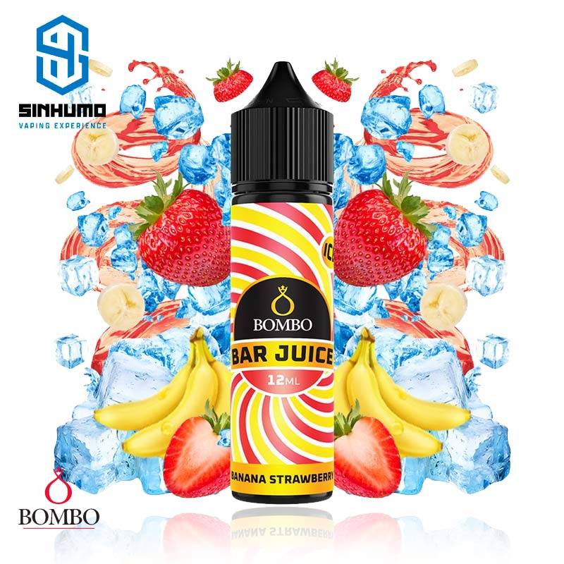 Aroma Banana Strawberry Ice 12ml Longfill Bar Juice by Bombo E-liquids