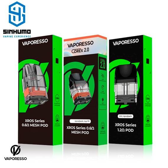 Cartucho/Depósito Xros (Pack de 4) by Vaporesso Cartucho/Depósito Xros (Pack de 4) by Vaporesso