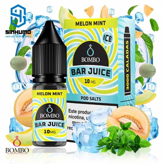 Sales Melon Mint Ice 10ml Bar Juice By Bombo E-liquids