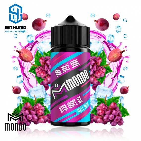 Aroma Xtra Grape Ice 30ml Longfill By Mondo Bar Juice