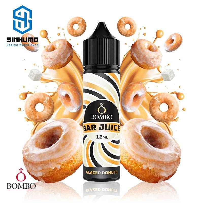 Aroma Glazed Donuts 12ml Longfill Bar Juice by Bombo E-liquids