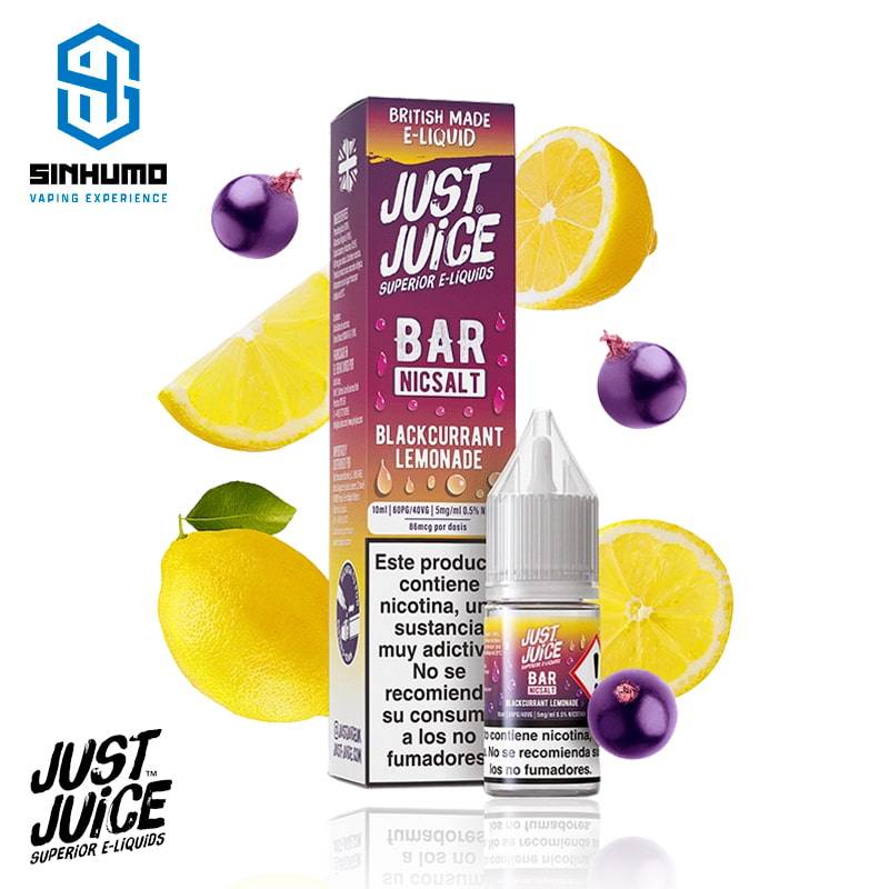 Sales Blackcurrant Lemonade 10ml Bar Salts by Just Juice ICE Nic Salt